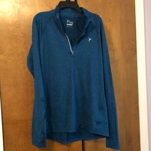 Blue/Teal Striped Old Navy Active GoDry Pullover